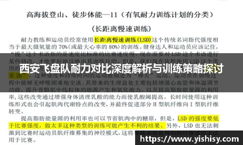 西安飞盘队耐力对比深度解析与训练策略探讨
