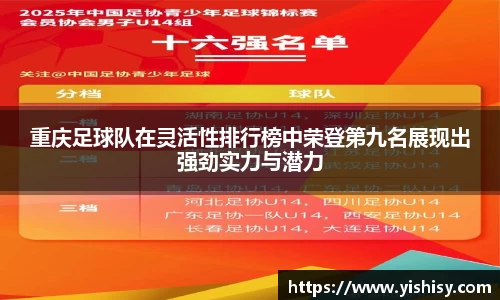 重庆足球队在灵活性排行榜中荣登第九名展现出强劲实力与潜力